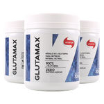 Ficha técnica e caractérísticas do produto Kit 3x Glutamax 100% L-glutamina De 300g - Vitafor
