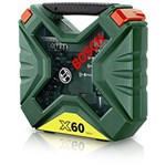Kit de Acessórios Bosch X Line com Maleta Organizadora - 60 Peças