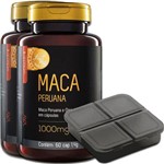 Kit 2x Maca Peruana 60 Cápsulas Upnutri + Porta Comprimidos