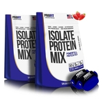 Ficha técnica e caractérísticas do produto Kit 2x Whey Isolate Protein Mix Refil 2kg + Palmar - Profit