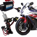 Ficha técnica e caractérísticas do produto Kit Xenon Moto H3 8000k Rayx