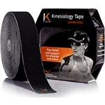 Ficha técnica e caractérísticas do produto KT Tape Edema Jumbo 38m - Preto