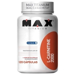 Ficha técnica e caractérísticas do produto L-carnitine 2000 - 120 Cápsulas - Max Titanium