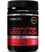 Ficha técnica e caractérísticas do produto L-Carnitine 2000 Black 120 Tabs - Probiótica