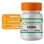 Ficha técnica e caractérísticas do produto L-lisina 500mg 30 Cápsulas