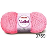 Ficha técnica e caractérísticas do produto Lã Mollet 40g - Círculo - Cor 0769 Rosa