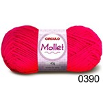 Ficha técnica e caractérísticas do produto Lã Mollet 40g - Círculo - Cor 0390 Pink