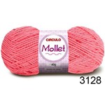 Ficha técnica e caractérísticas do produto Lã Mollet 40g - Círculo - Cor 3128 Rosa