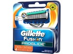 Lâmina de Barbear Gillette Fusion Proglide Recarga - 4 Unidades