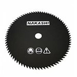 Ficha técnica e caractérísticas do produto Lâmina para Roçadeira 80 Dentes de 80 X 255 Mm - Nakashi