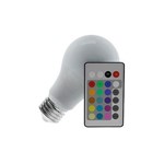Ficha técnica e caractérísticas do produto Lâmpada Bulbo LED 3,5w Rgb Colorido E27 Bivolt C/Controle Remoto Luminatti