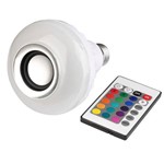 Ficha técnica e caractérísticas do produto Lâmpada com Caixa de Som Led Bluetooth Speaker Smartphone