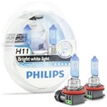 Ficha técnica e caractérísticas do produto Lâmpada Crystal Vision Ultra Phillips H11 4300k