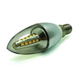 Ficha técnica e caractérísticas do produto Lampada de LED Vela 4w Branca Quente E14
