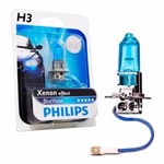 Ficha técnica e caractérísticas do produto Lampada H3 Philips Blue Vision Efeito Xenon 4000k Carro Moto