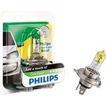 Ficha técnica e caractérísticas do produto Lâmpada H4 3350k Philips Color Vision Amarela