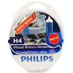 Ficha técnica e caractérísticas do produto Kit Lampada Honda Fit Philips Cristal Vision 2003 Á 2017
