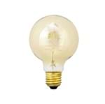 Ficha técnica e caractérísticas do produto Lâmpada Incandescente de Filamento Globo Luz Amarela 40W Lexman 220V