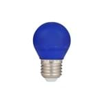 Ficha técnica e caractérísticas do produto Lâmpada LED Bolinha Luz Azul 6W Luminatti Bivolt