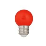 Ficha técnica e caractérísticas do produto Lâmpada LED Bolinha Luz Vermelha 1W Lexman Bivolt