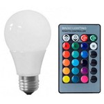 Ficha técnica e caractérísticas do produto Lâmpada LED Bulbo 05W RGB