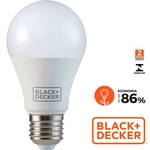 Ficha técnica e caractérísticas do produto Lâmpada led bulbo 11 watts 1018 lúmens branca bivolt - Black + Decker