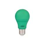 Ficha técnica e caractérísticas do produto Lâmpada LED Bulbo Luz Verde 10W Luminatti Bivolt