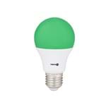 Ficha técnica e caractérísticas do produto Lâmpada LED Bulbo Luz Verde 5W Lexman Bivolt