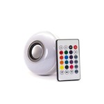 Lâmpada Led - Caixa de Som Bluetooth + Controle