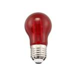 Ficha técnica e caractérísticas do produto Lâmpada LED de Filamento Bolinha Luz Vermelha 2W Xanlite Bivolt