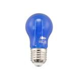 Ficha técnica e caractérísticas do produto Lâmpada LED de Filamento Bolinha Luz Azul 2W Xanlite Bivolt
