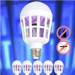 Ficha técnica e caractérísticas do produto Lâmpada LED Mata Mosquito 2 em 1 Kit 5 Peças CBRN06892