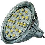 Ficha técnica e caractérísticas do produto Lâmpada LED Spot Dicróica Branco Quente 12V Etna 1W - Gaya
