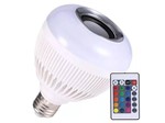 Ficha técnica e caractérísticas do produto Lampada Luz Led Rgb Bluetooth Caixa Som Controle Remoto - Altomex