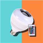 Ficha técnica e caractérísticas do produto Lampada Musical de Led Bulbo Bluetooth Rgb + Controle Remoto