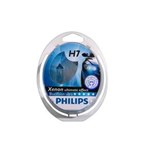 Ficha técnica e caractérísticas do produto Lâmpada Super Branca Blue Vision H7 Philips (Unitário)