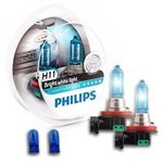 Ficha técnica e caractérísticas do produto Lâmpada Super Branca Crystal Vision Ultra H11 Philips