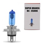 Lâmpada Super Branca H4 8500K 12V 55W Efeito Xênon Aplicação Farol - Prime