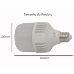 Ficha técnica e caractérísticas do produto Kit 2 Lâmpadas Super Bulbo LED 55W E27 BIVOLT