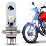 Ficha técnica e caractérísticas do produto Lâmpada Super LED Honda CG 125 2005 a 2019 H4 8000K 35W Farol Alto ou Baixo - St