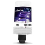 Ficha técnica e caractérísticas do produto Lâmpada Xênon Reposição H3 12000K Tonalidade Azul Violeta Escura