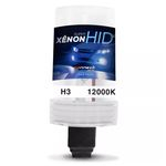 Ficha técnica e caractérísticas do produto Lâmpada Xênon Reposição H3 12000K Tonalidade Azul Violeta Escuro 12V 35W