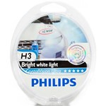 Ficha técnica e caractérísticas do produto Lâmpadas Super Branca Philips Crystal Vision Ultra 4300K H3