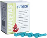 Ficha técnica e caractérísticas do produto Lanceta para Lancetador 28G Caixa com 100 Unidades G-Tech