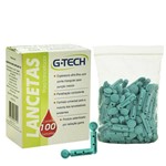 Ficha técnica e caractérísticas do produto Lanceta para Lancetador 28g G-tech Caixa com 100 Unidades