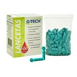 Ficha técnica e caractérísticas do produto Lanceta para Lancetador G-TECH 28 G Caixa com 100 Unds.