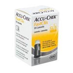 Ficha técnica e caractérísticas do produto Lancetas Accu-chek Fastclix com 24 Unidades - Roche