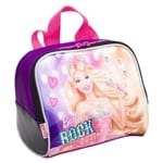 Ficha técnica e caractérísticas do produto Lancheira Grande Barbie Rock N Royals Roxo SESTINI