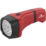 Ficha técnica e caractérísticas do produto Lanterna 395757 Comfort 9 LEDS Recarregável Vermelho - Worker