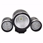 Ficha técnica e caractérísticas do produto Lanterna de Cabeça Recarregável com 3 LED